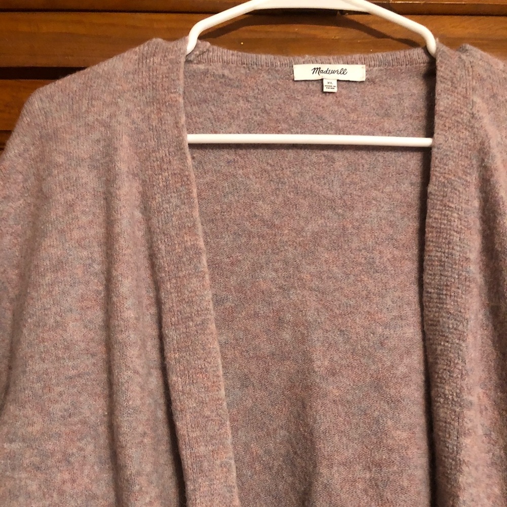 Lavender Mid-length Cardigan